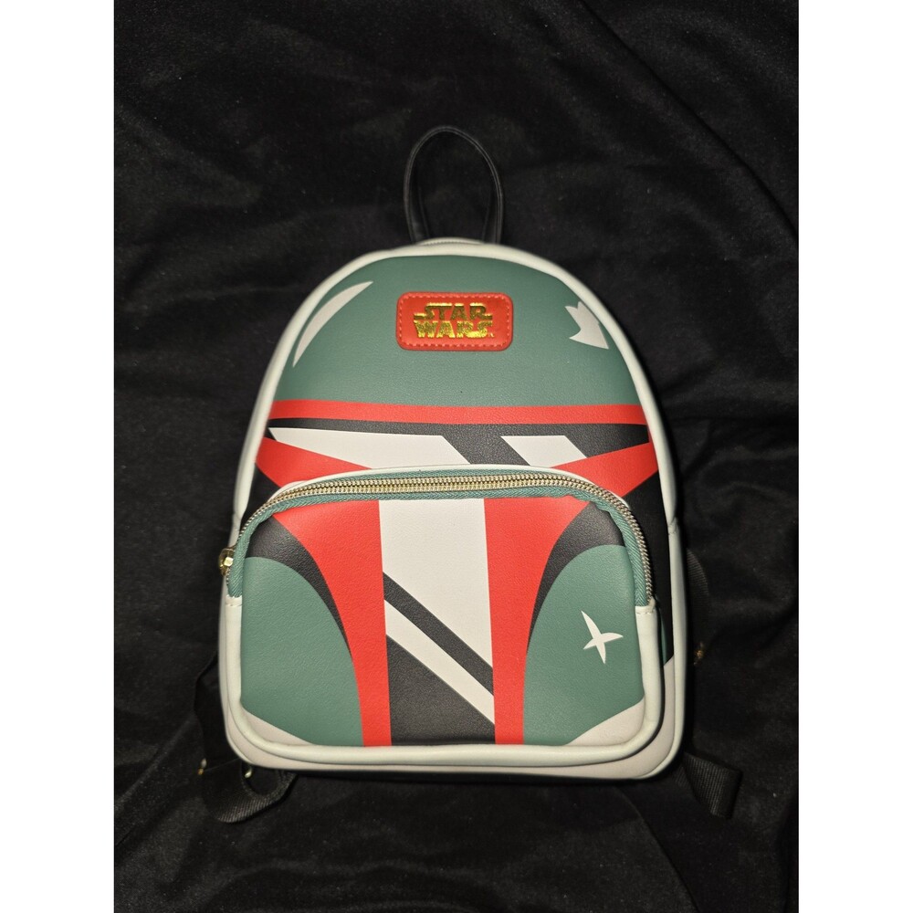 NWOT Disney star Wars Boba Fett Mini Backpack bookbag bag tote purse!